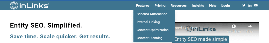 Example of Navigational Links