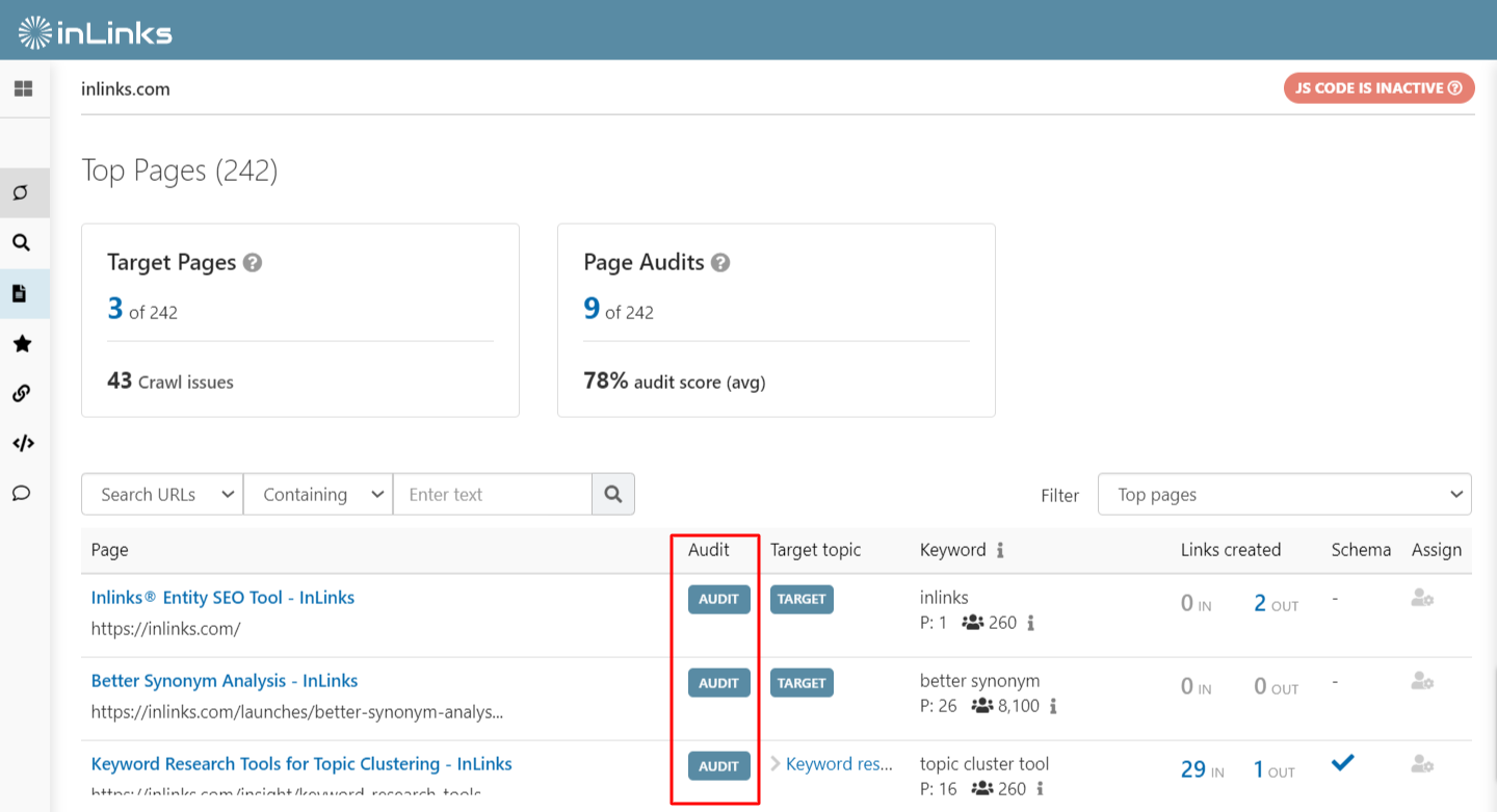 Better Synonym Analysis - InLinks